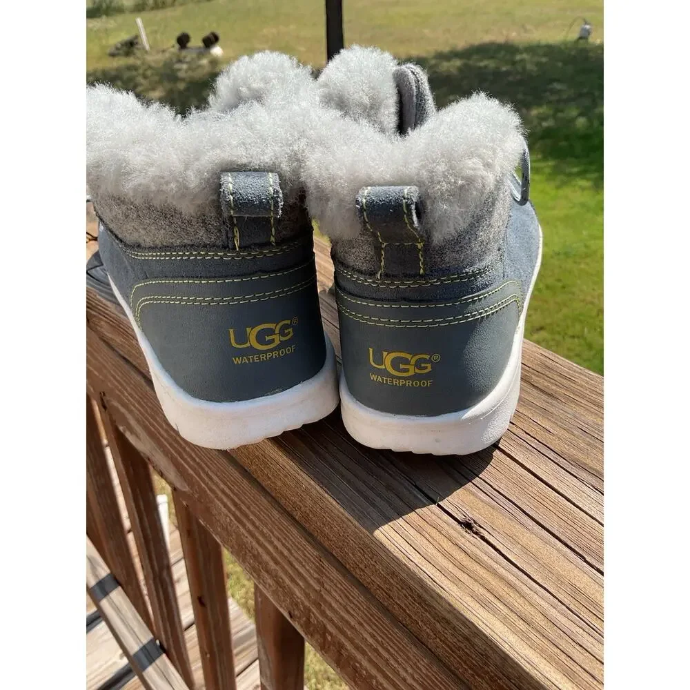 Ugg Australia Obie Kids WP Waterproof Kid's Shoes Lace Up 1018455K Size 5